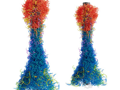 现代抽象装饰柱子 异性柱子