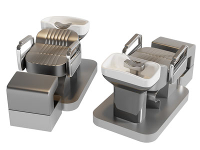 现代理发店洗发床 洗头椅子