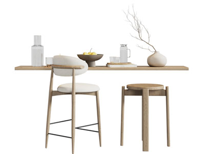 新中式吧台吧椅