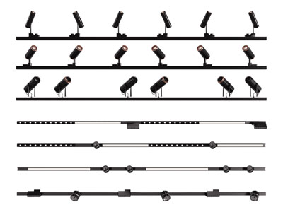 现代轨道磁吸灯 可转向筒灯射灯