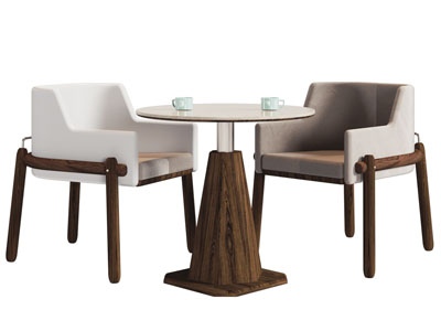 现代休闲桌椅组合