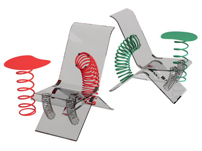 工业风loft休闲椅子 边几