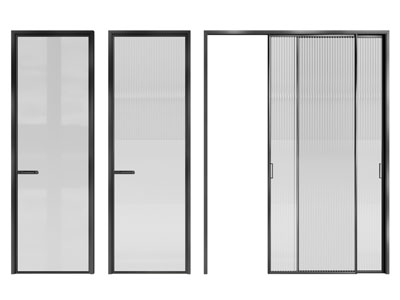 现代长虹玻璃推拉门 平开门