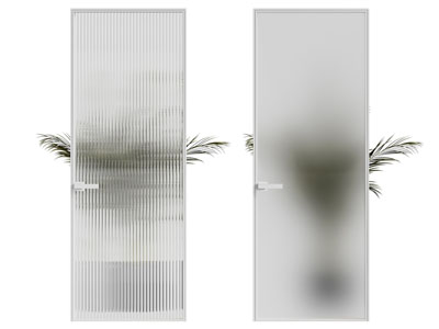 现代长虹玻璃平开门