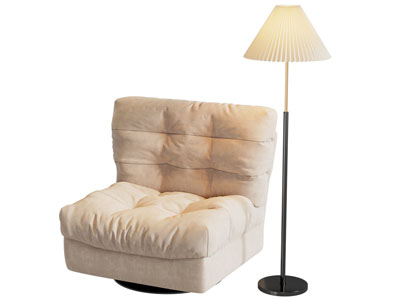 现代懒人沙发 落地灯