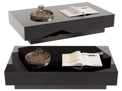 现代长方形茶几