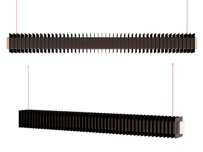现代长方形吊灯
