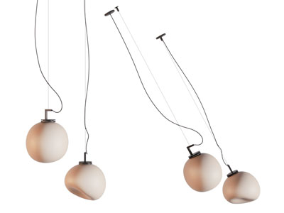 现代磨砂灯罩吊灯