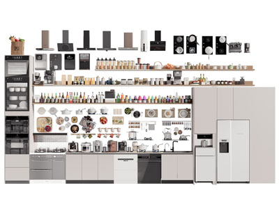 现代厨房用品 厨房电器 厨具组合