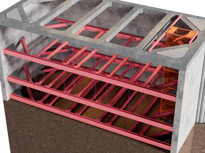 工业风loft自适应支撑系统3d模型 工业风loft自适应支撑系统