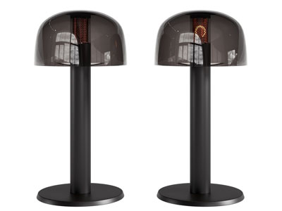 现代玻璃灯罩台灯