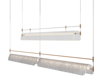 现代轻奢水晶灯罩吊灯