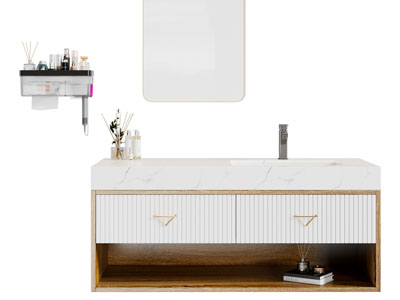 现代洗手台 镜子 浴室柜