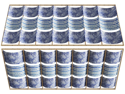 现代床帏吊顶 布艺天花