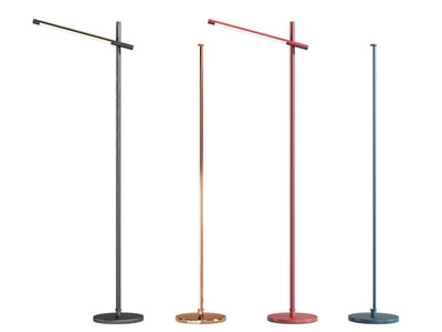 现代轻奢金属线管落地灯