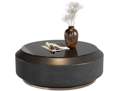 现代圆形茶几