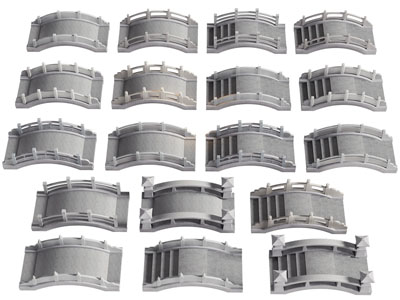 新中式景观园林石桥3d模型 新中式景观园林石桥