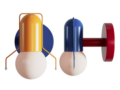 北欧金属灯罩壁灯