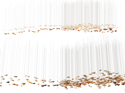 现代垂线鱼群吊灯