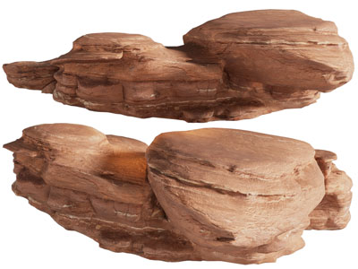 现代岩石 石头 石块 化石