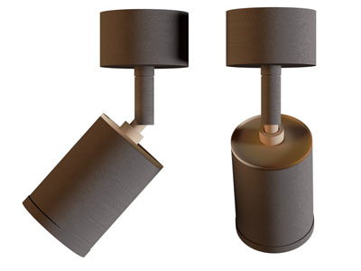 现代可转向筒灯射灯