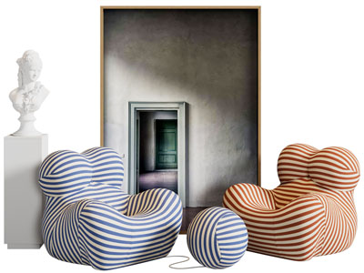 现代懒人沙发 地画