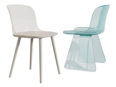 现代亚克力休闲椅子 餐椅