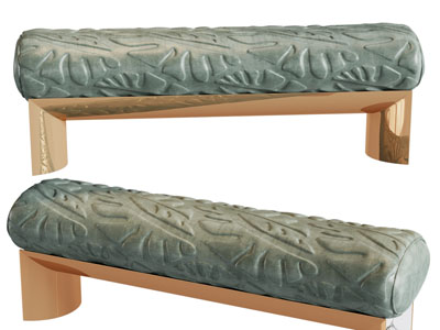 现代长方形沙发凳子