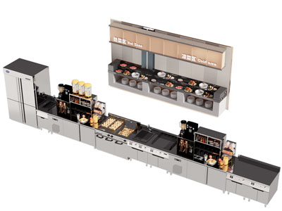 现代自助餐取餐台 调料台