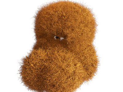 现代稻草卡通雕塑摆件