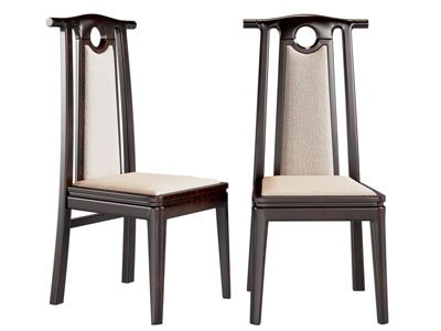 新中式休闲椅子 餐椅