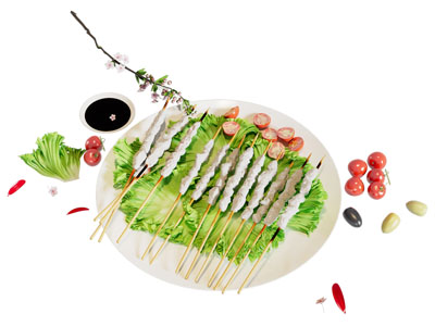 现代烤串 水果食物