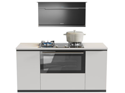 现代燃气灶 抽油烟机 厨房电器