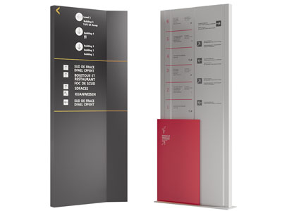 现代楼层指示牌