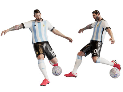 现代踢足球的运动员 球员 男人 人物