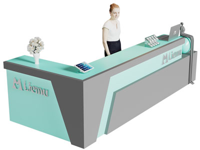 现代前台接待台