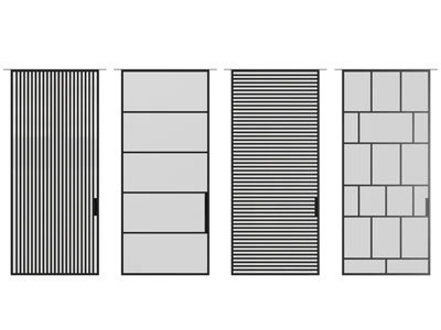 现代玻璃隔断门 推拉门