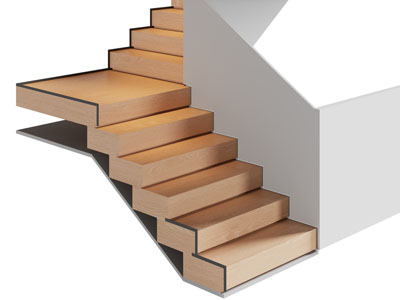 现代旋转楼梯3d模型 现代旋转楼梯