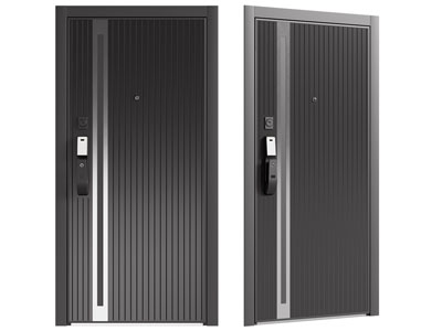 现代密码锁入户门 平开门 防盗门