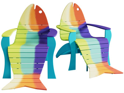 现代炫彩休闲椅子