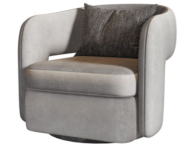 新中式单人沙发