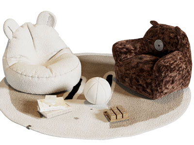 现代布艺懒人沙发