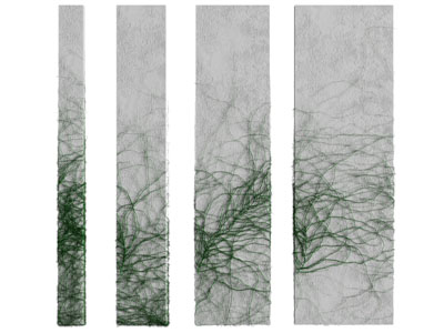 现代藤蔓植物水泥柱子 混凝土柱子