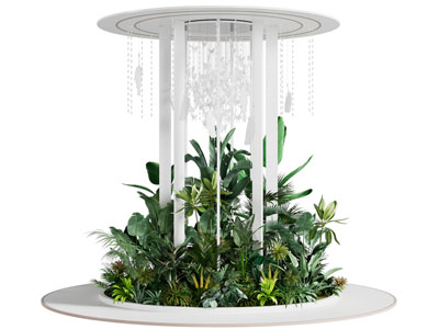 现代室内花草花卉景观园艺小品