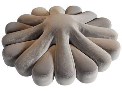 现代花朵 章鱼造型沙发凳 坐垫