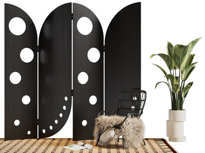 法式屏风 休闲椅子