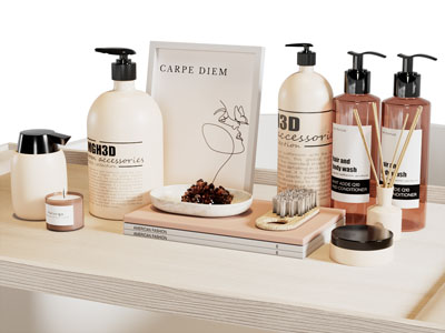 现代洗护用品 香薰 卫浴小件