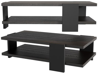 现代长方形茶几