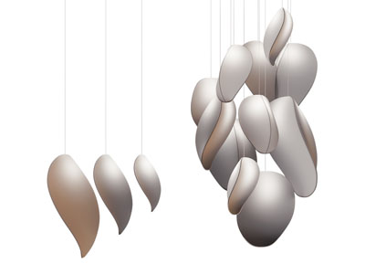 现代磨砂灯罩吊灯