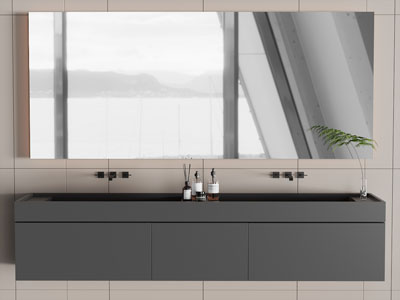 现代洗手台 镜柜 浴室柜